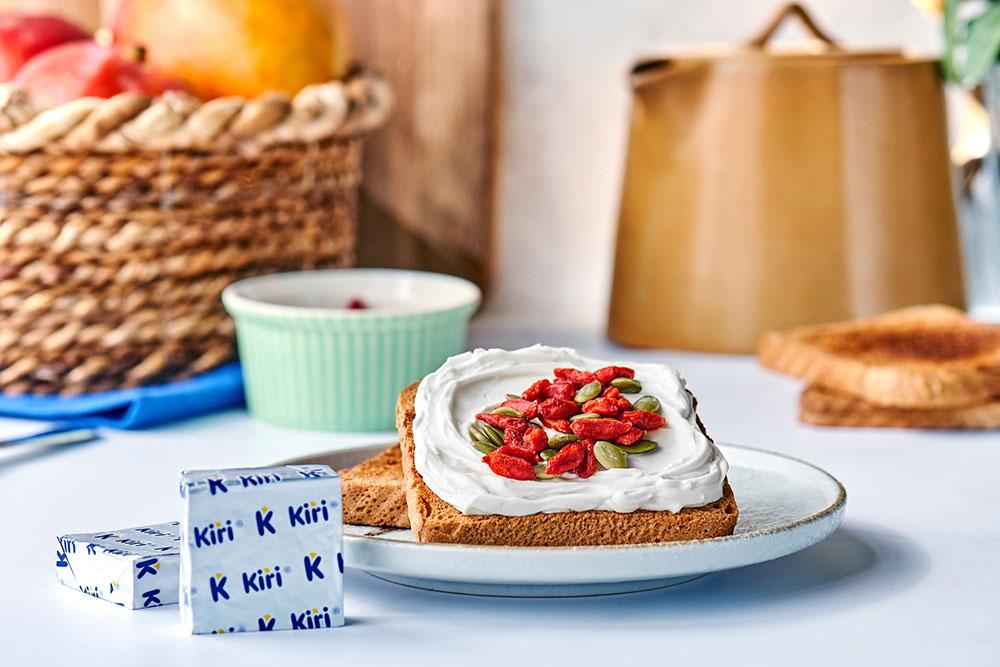 Goji Berries and Pumpkin Seeds Toast