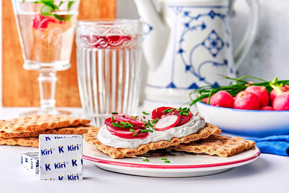 Radish and Beetroot Toast