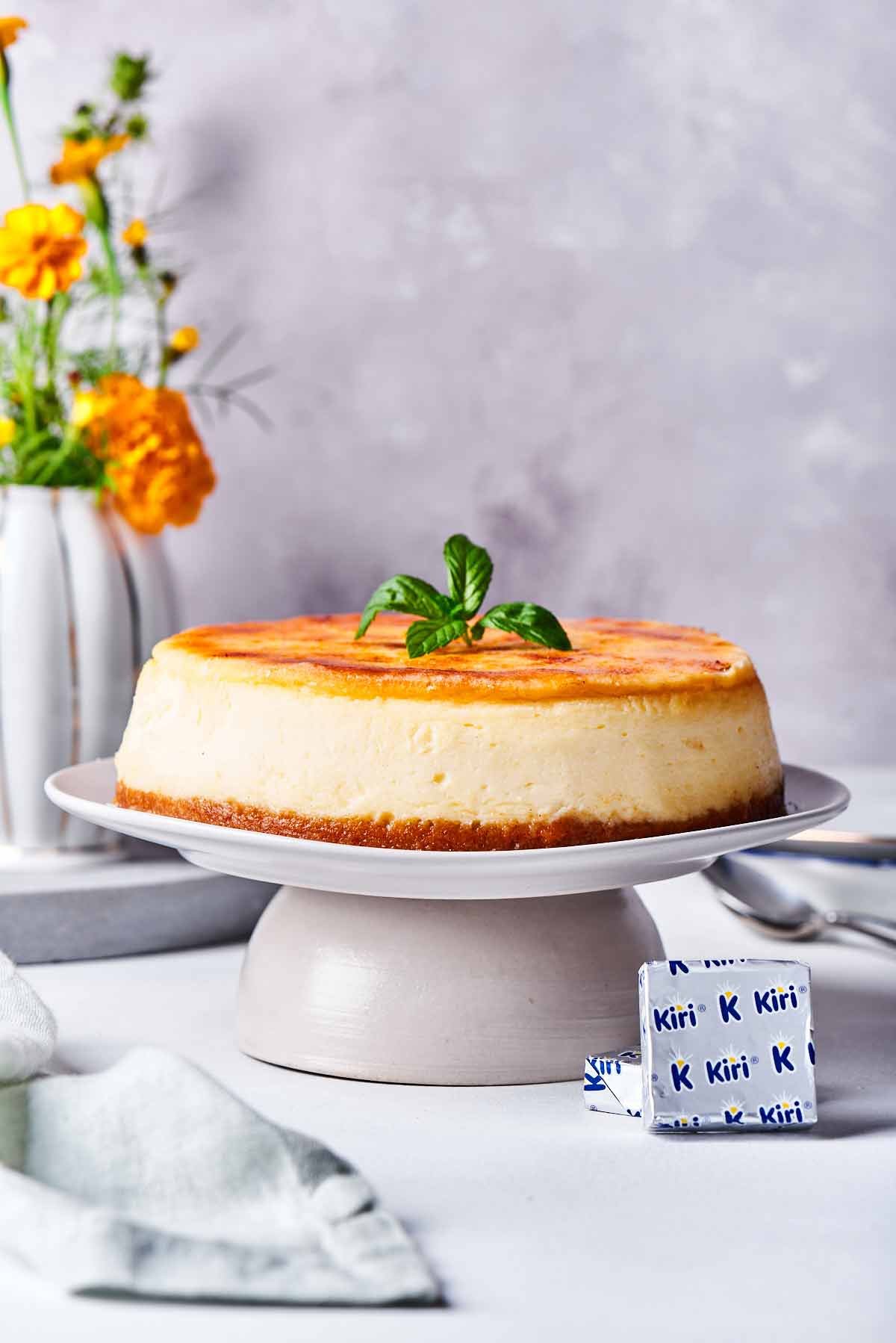 Kiri Creme Bruleé Cheesecake