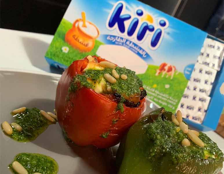 Bell Peppers Stuffed with Kiri by Rakan