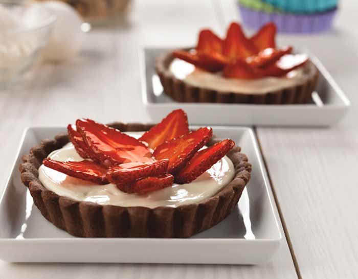 Chocolate Strawberry Tart