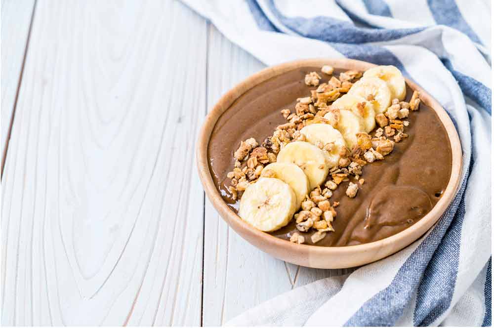 Banana and Kiri Smoothie Bowl