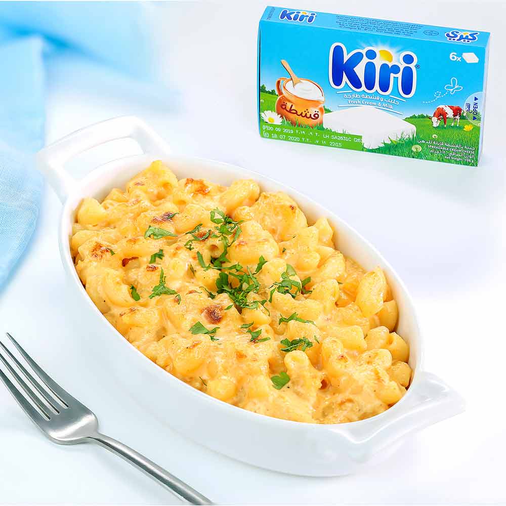 Kiri Baked Mac and Cheese