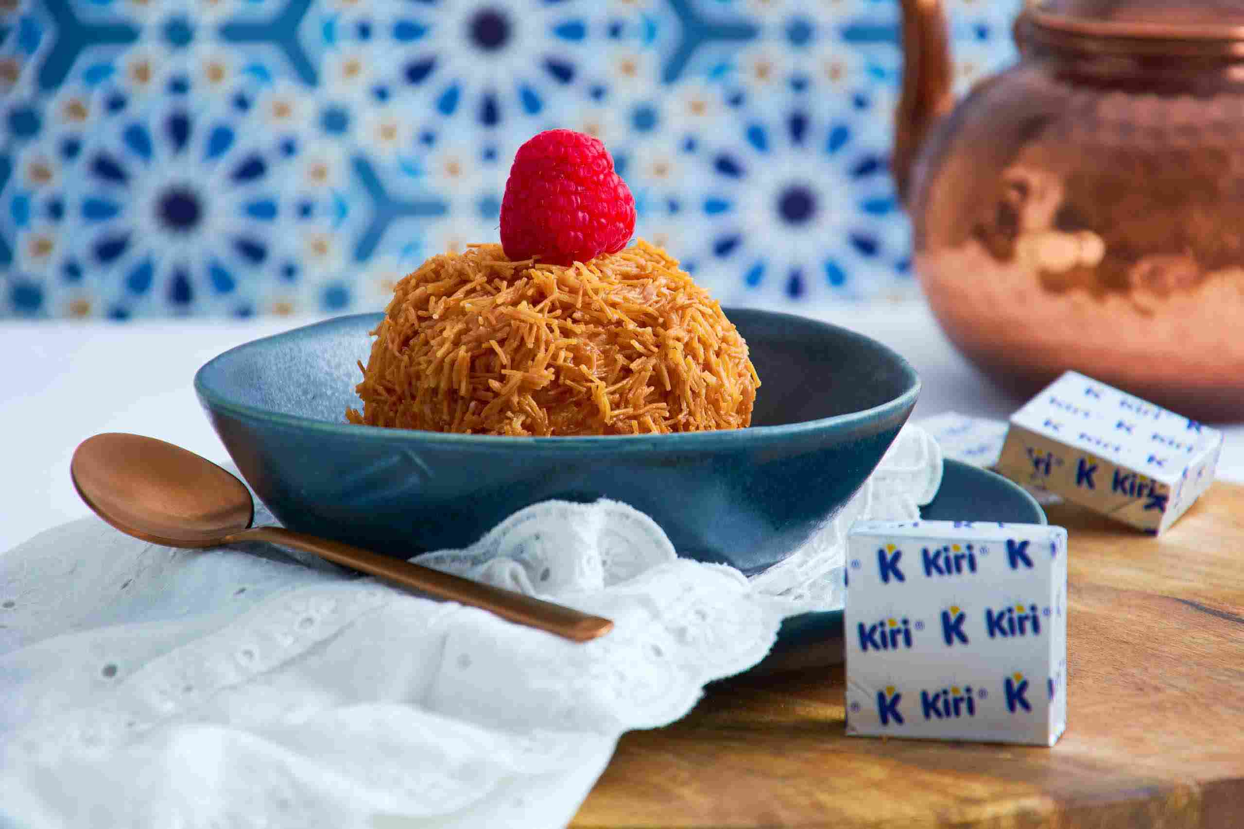 Kunafa Kiri Cheesecake Balls