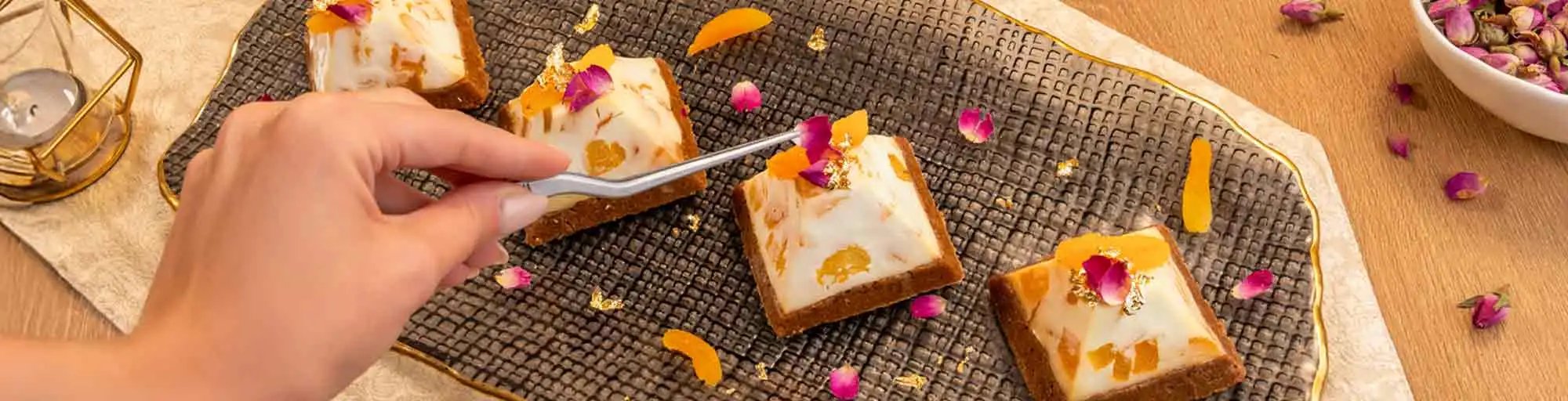 أهرامات التشيزكيك مع كيري